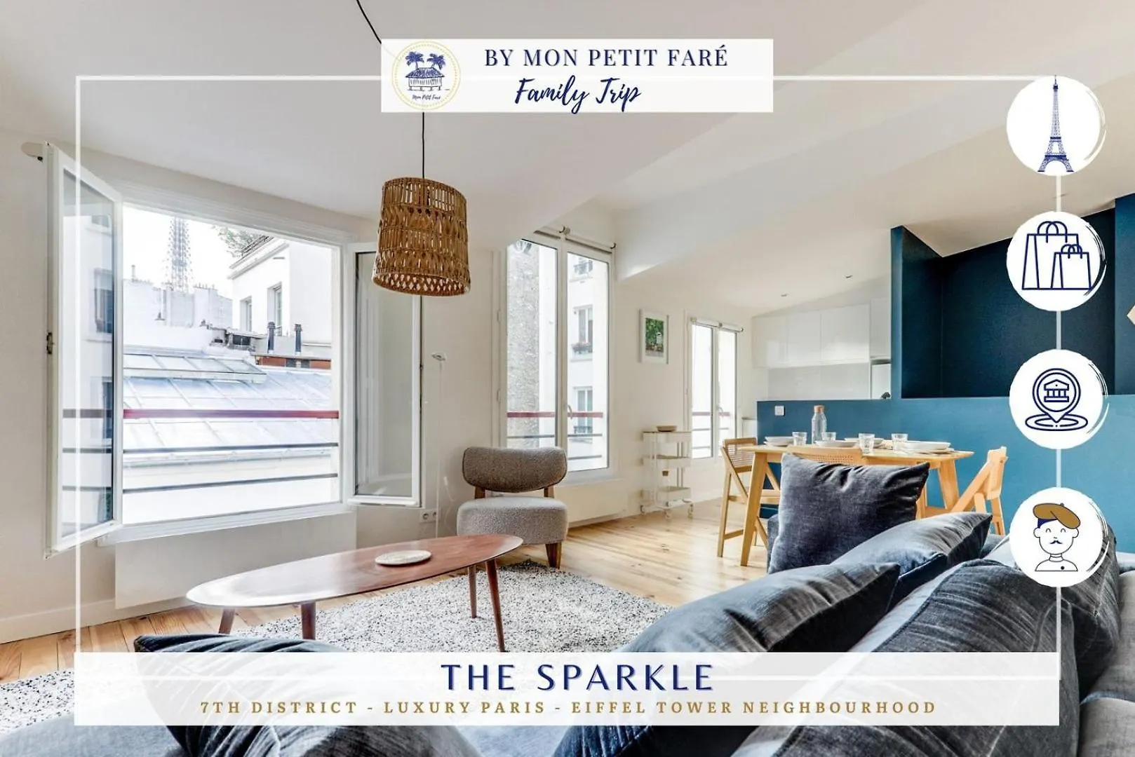 Apartmán L'Etincelle - Lumineux - Vue Tour Eiffel - Bm Paříž